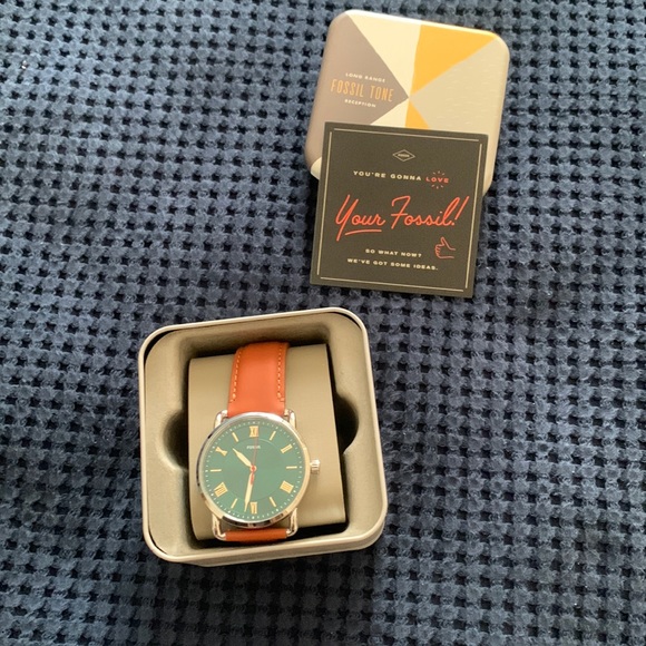 Copeland Three-Hand Luggage Leather Watch